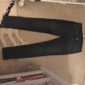 Hudson dark grey skinny jeans